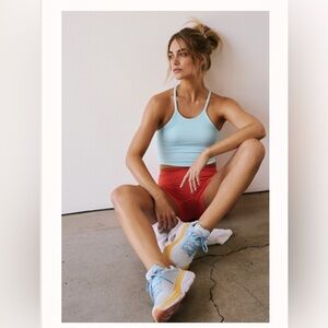 NWT free people happiness runs long crop tank